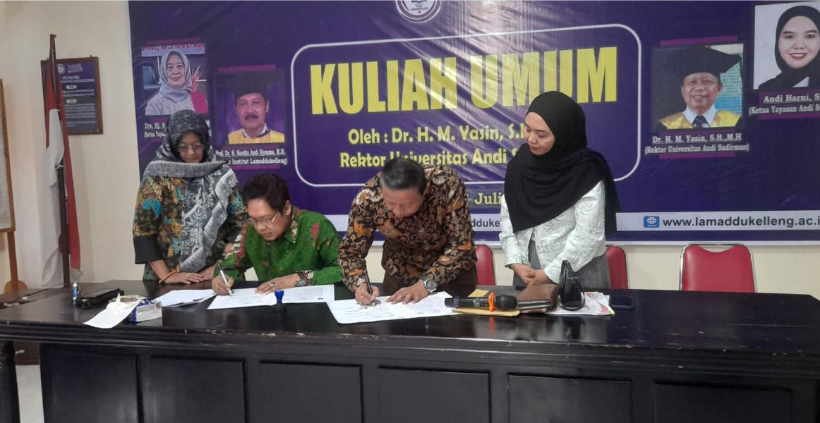 MoU Universitas Andi Sudirman dengan Institut Lamaddukelleng